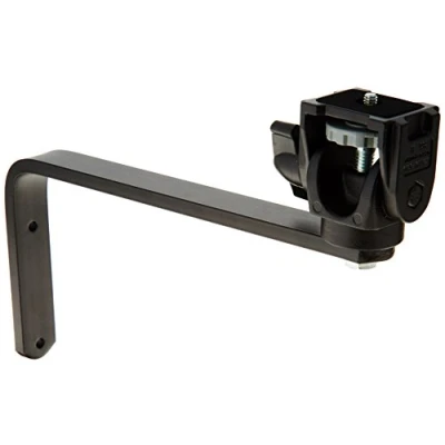 Immagine di Manfrotto 356 Supporto Alternativo per Montaggio su Parete, Testa Pieghevole, Attacco 1/4&#039;&#039; 3/8&#039;&#039;, Nero Alluminio