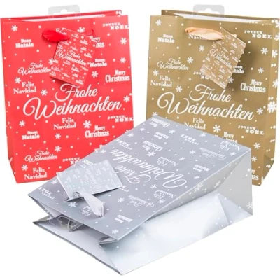 Immagine di Heku 22 30822 08 Sacchetto Regalo, Carta, Multicolore, 0, 3 x 18 23 cm