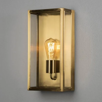 Immagine di Konstsmide Carpi Messing 7349 800 Lampada da parete per esterno E27 Ottone