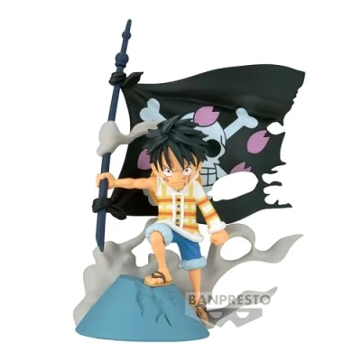 Immagine di Banpresto Monkey D. Luffy One Piece World Collectable Log Stories 8 cm, multicolore, BP89295P