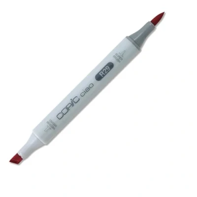 Immagine di Copic Ciao Pennarello Grafico con Doppia Punta, 11 g , Rosso (Lipstick Red), 12 x 150 mm