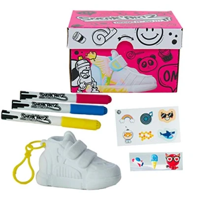 Immagine di Splash Toys SNEAK&#039;ARTZ SHOEBOX Fuschia hobby creativi, design e personalizza le tue scarpe a partire dai 5 anni