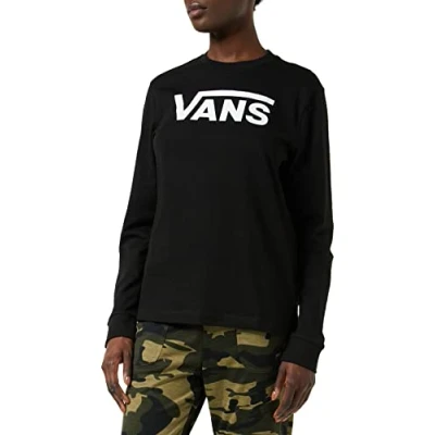 Immagine di Vans WM Flying V Classic LS BF Felpa, Donna, Taglia: 42, Black