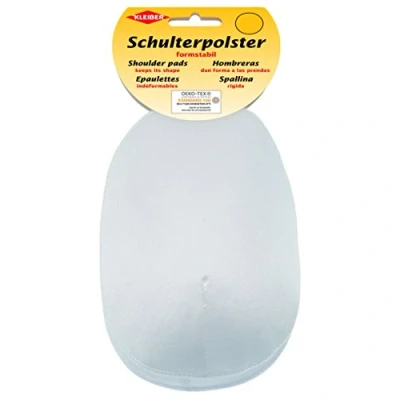 Immagine di Kleiber KR 5 Spalline Imbottite con Gancio e Fascia in Velcro Raglan, Poliammide 50% Poliuretano, Bianco, 16 x 11,5 4 cm