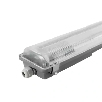 Immagine di Ledvion Lampada LED resistente all&#039;umidità 120CM, per due clip RVS, IP65, con fissaggio in acciaio inossidabile, oltre 75.000 ore, priva di polvere ed esplosivi