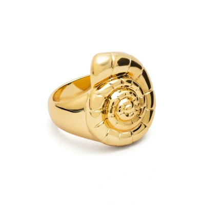 Immagine di Singularu Snail Shell Anello, Donna, Taglia: One Size, Oro