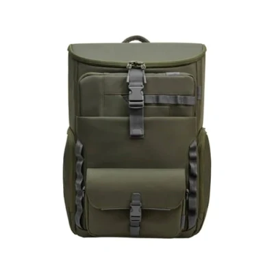 Immagine di HP Zaino Modulare per Notebook fino a 15.6&quot;, 3 Prodotti in 1, Tasche Interne e Esterne, Vani Imbottiti, Resistente all&#039;Acqua, Tracolla Removibile, Creato con Materiale Riciclato, Grigia/Verde