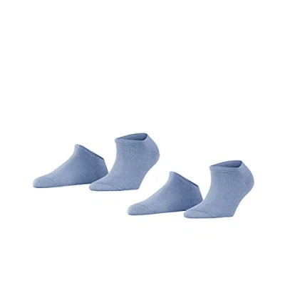 Immagine di ESPRIT Uni Multipack W Sn cotone bassi tinta unita confezione di 2 paia, Calzini corti Donna, Blu Jeans 6458, 35 38