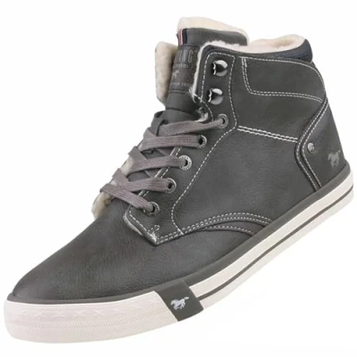 Immagine di Mustang 4072 602 20, Sneaker a Collo Alto Uomo, Grigio (Dunkelgrau 20), 41 EU