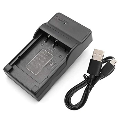 Immagine di [Fast Charger] Caricatore USB per fotocamera EN EL14 compatibile con Nikon ENEL14, batteria EL14a, Coolpix P7000, P7100, P7700, P7800, D3100, D3200, D3300, D3400, D5100, D5200, D5500, D5600 Df DSLR