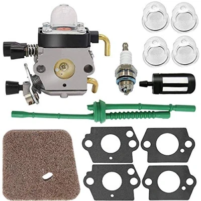 Immagine di Hippotech Carburatore per Stihl FS80 FC55 FC75 FC85 FS310 FS38 FS45 FS45C FS45L FS46 FS55 FS55C FS55R FS55RC FS55T FS74 FS75 FS76 FS85 HL45 HL7 5 HS45 HS75 HS80 HS85 ZAMA