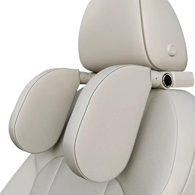 Immagine di Aipwerer Poggiatesta Auto,180Regolabile Telescopico Smontare Dell&#039;auto Supporto Per Il Collo Dormire Laterale,Adatto Della Testa di Adulti e Bambini (Grigio)
