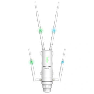 Immagine di WAVLINK WN572HG3 AC1200 2,4+5GHz 1200Mbps Punto di Accesso Esterno/Amplificatore WiFi/Ripetitore Senza Fili/Outdoor Router with 4 Antenne &amp; Poe