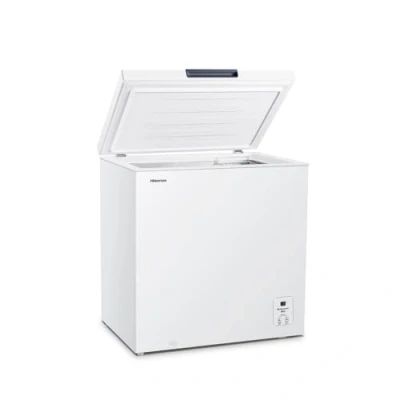 Immagine di Hisense FT184D4AWYE Cassapanca congelatore orizzontale, cestello con manico, controllo elettronico della temperatura, capacità netta 142 l, silenziosa 40 dBA, colore: bianco