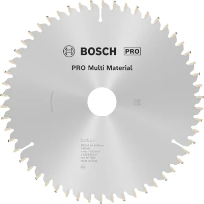 Immagine di Bosch Accessories Multi Material 2608640511 Lama circolare in metallo duro 210 x 30 2.4 mm Numero di denti: 54 1 pz.