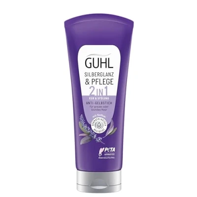 Immagine di Guhl Argento lucido &amp; Cura Contenuto: 200 ml Tipo di capelli: grigio, biondo anti giallo
