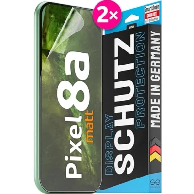 Immagine di smart engineered Se® pellicola protettiva antiriflesso per Pixel 8a, set da 2 pellicole in Germania, Google opaca display alternativa vetro di protezione