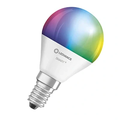 Immagine di LEDVANCE SMART+ ERP: F (A G) WiFi Mini Bulb Multicolour 40 4.9 W/2700K E14 5.0000000000000 W RGBW