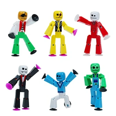 Immagine di Zing Stikbot Avatar Series 1, set di 6 action figure da collezione con stampa UV, crea animazioni stop motion, ideali per bambini dai 4 anni in su