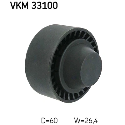 Immagine di SKF VKM 33100 Galoppino PEUGEOT: 206+ Hatchback, 206 Bipper Tepee, CITROËN: Xsara Picasso, Berlingo II Van, C3 II, FIAT: Qubo