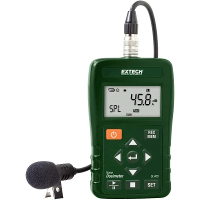 Immagine di Extech Fonometro Data logger SL400 30 143 dB 20 Hz 8 kHz