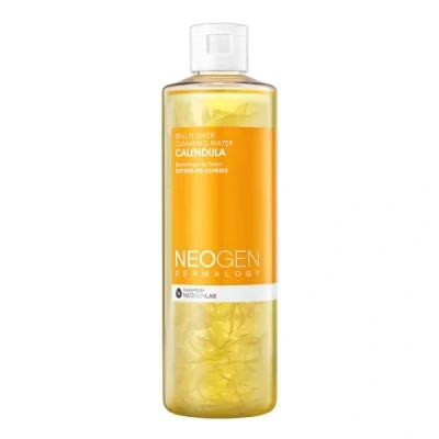 Immagine di DERMALOGY by NEOGENLAB Acqua detergente ai fiori veri, calendula, 9,9 fl oz (300 ml) Struccante lenitivo con veri petali di calendula e menta mela centella asiatica per pelli sensibili