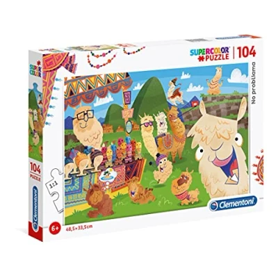 Immagine di Clementoni 27279 Supercolor Puzzle No ProbLLAMA 104 pezzi