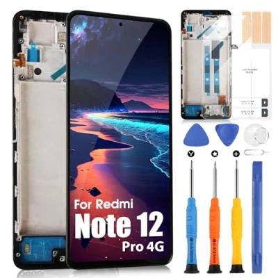 Immagine di Sostituzione dello Schermo per Xiaomi Redmi Note 12 Pro 4G 2209116AG 6,67&quot; LCD Display con Cornice Digitizer Full Assembly Riparazione Kit