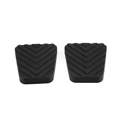 Immagine di Cuscinetto per pedale dell&#039;acceleratore auto, 1 paio di copri pastiglie frizione del freno Fydun OEM 3282536000 Tappetino in gomma automatico accento Tucson Ti