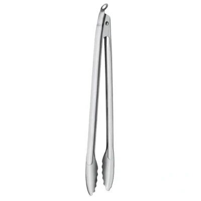 Immagine di RÖSLE Pinze per barbecue, con sistema di bloccaggio brevettato grigliare, cucinare e servire, 40 cm, acciaio inossidabile 18/10, lavabile in lavastoviglie