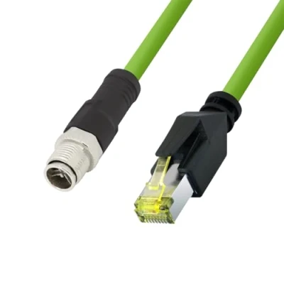 Immagine di LogiLink CQM115S RJ45 cavo di rete, patch CAT 6A 20.00 m Verde Ritardante fiamma, Privo alogeni, resistente agli acidi, ai raggi UV,