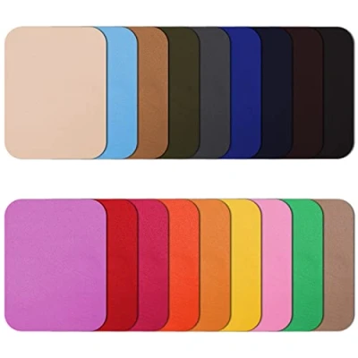 Immagine di Newaner 18 Pezzi Toppe Termoadesive, 12.5x9.5 CM colori per tessuti, pantaloni bambini e adulti, Si può stirare cucire, patch rifiniture cucito