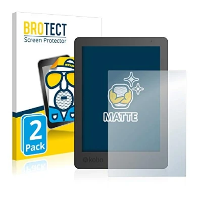 Immagine di brotect Pellicola Protettiva Opaca per Kobo Aura Edition 2 Anti Riflesso (2 Pezzi)