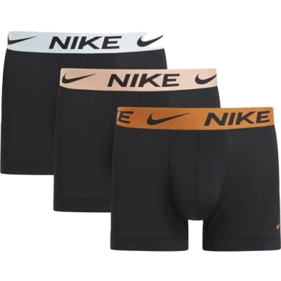 Immagine di Nike Trunk 3PK Intimo, Blk GLAC BLE/APR Agate/MNRCH WB, L Uomo