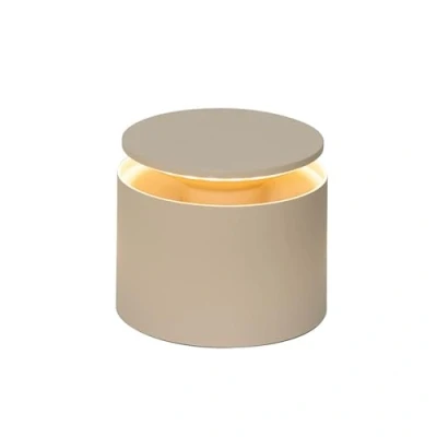 Immagine di Zafferano, Lampada Push Up, da Tavolo Ricaricabile e Senza Fili con Controllo Touch, Utilizzabile anche come Esterni, Dimmer, 2200 3000 K, Altezza 80 100 cm, Colore Sabbia