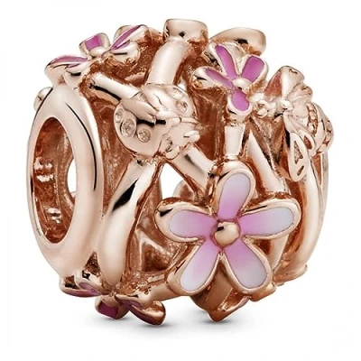 Immagine di Charm Pandora 788772C0 donna argento rosa