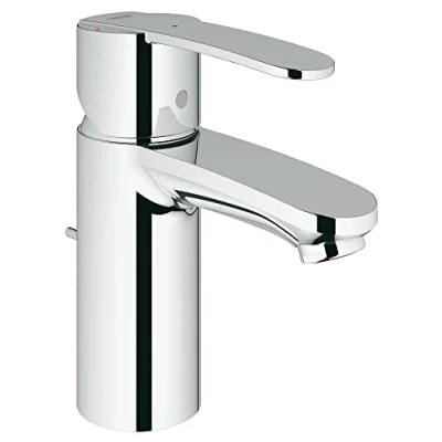 Immagine di GROHE 23550002 Quickfix Start, Miscelatore Monocomando per Lavabo Taglia S, con Piletta Clic Clac, Strumento di Installazione Incluso, Cromo