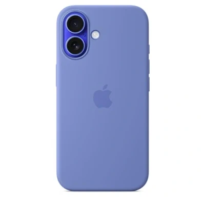 Immagine di Apple Custodia in silicone con MagSafe (Apple iPhone 16), Cover smartphone, Viola