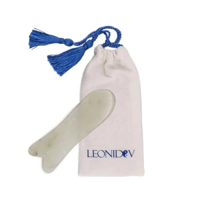 Immagine di Gua sha di giada (jade) forma pesce 11,5 x 3,5 cm Leonidov