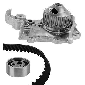 Immagine di METELLI 30 0412 1 Pompa Acqua + Kit cinghia Distribuzione 17mm per trasmissione dentata RENAULT: Rapid Van, CLIO