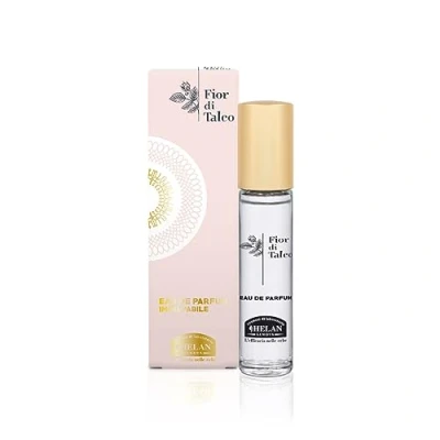 Immagine di Helan, Fior di Talco Profumo Donna Note Fresche Agrumate Eau de Parfum Femminile Talcata Floreale con Vaniglia e Fiori d&#039;Arancio, Profumi Leggeri dalla Fragranza Muschiata Durata 4 5 Ore 10 ml