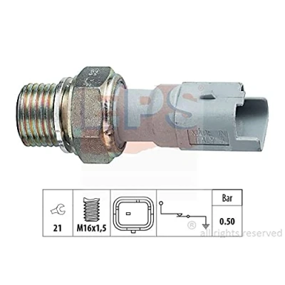 Immagine di EPS 1.800.130 Bulbo Pressione Olio M16x1,5 0,5bar Made in Italy OE Equivalent PEUGEOT: 206 Hatchback, 207 CC, CITROËN: C3 Picasso