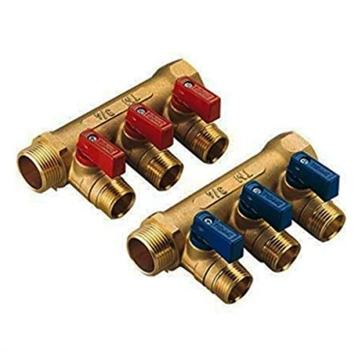 Immagine di Collettore Lineare Nino 3/4&quot; X 1/2&quot; 3 Vie Tiemme