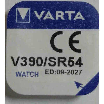 Immagine di Varta V390/SR54 Pila a bottone in ossido d&#039;argento, 1 pezzo