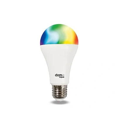 Immagine di Beghelli Lampadina LED E27 Alexa Smart GOCCIA 11W RGB CCT WiFi, Compatibile con App, Domotica Facile, Regolazione Colori e Luce Calda/Fredda, Controllo Vocale per Google Assistant, 1 Unità, Bianco
