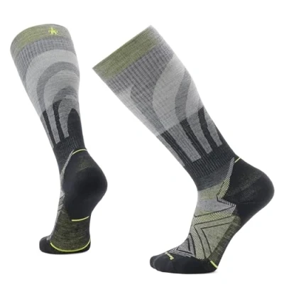 Immagine di Smartwool RUN Targeted Cushion Compression OTC Calze sportive, Taglia: Large, Medium gray