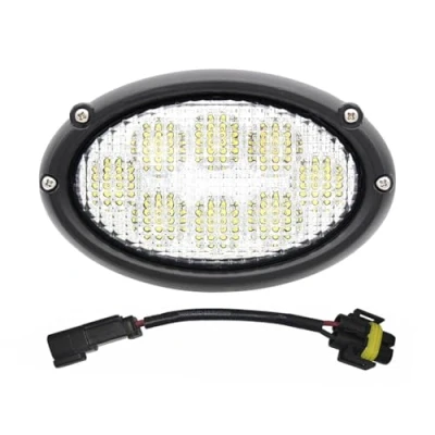 Immagine di Hooma 40W Fari Led Trattore Ovale 12V/24V Faro da Lavoro Ovali Compatibile Con Challenger Fendt Gleaner Massey Ferguson Mietitrebbia (Con connettore)