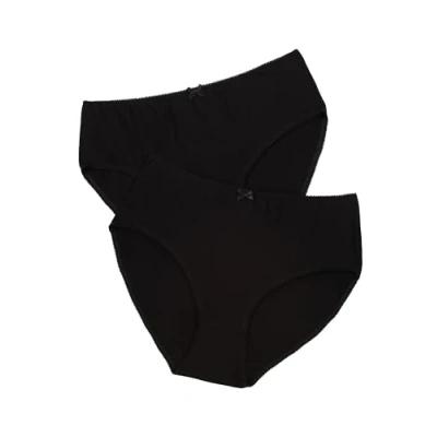 Immagine di Ulla Popken Slips, 2er Pack, Mutande da Uomo Donna, Schwarz,