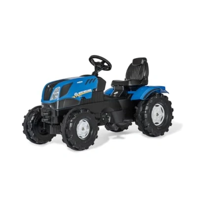 Immagine di Rolly Toys New Holland, Trattore Farmtrac, Colore Blu, 106 cm x 53 60 cm, 601295