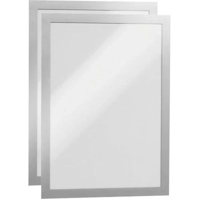 Immagine di Durable 487223 Cornice informativa autoadesiva Argento (L x A) 236 mm 322 DIN A4